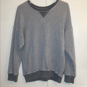Spirit Jersey Made in USA grey crew neck sweat XL